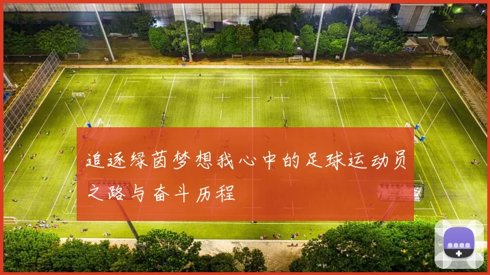 追逐绿茵梦想我心中的足球运动员之路与奋斗历程